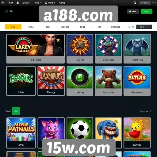 Análise das opções de jogos disponíveis no a188.com
